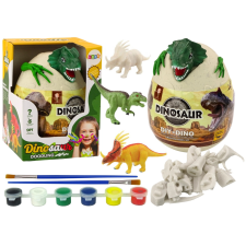 Tojás Dinoszauruszokkal Festéshez Zöld Színben kreatív és készségfejlesztő
