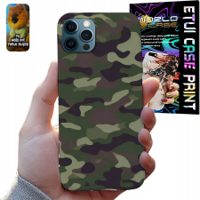 TOK ALMA IPHONE 12 PRO MAX - KATONAI SZÍNEK MORO SURVIVAL + FÓLIA tok és táska
