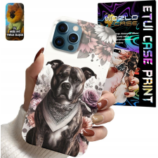 TOK ALMA IPHONE 12 PRO - PITBULL KUTYA DIZÁJN + ÜVEG tok és táska