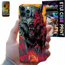 TOK ALMA IPHONE 13 PRO - VAD FARKASFALKA + FÓLIA tok és táska