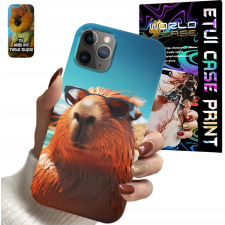 TOK APPLE IPHONE 11 PRO MAX - ARANYOS CAPYBARA ÁLLATOKKAL + FILM tok és táska