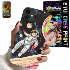 TOK AZ ALMA IPHONE 12 MINI ŰR GALAXIS ŰRHAJÓS MACSKA TERVEZ tok és táska