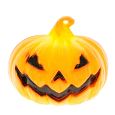  Tök halloween LED-es műanyag narancssárga 6cn dekorációs kellék