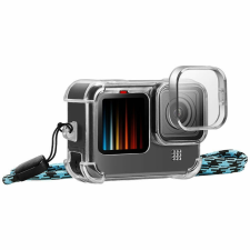 Tok objektívsapkával és nyakpánttal PULUZ GoPro Hero-hoz 9/10/11 (PU932T) sportkamera kellék