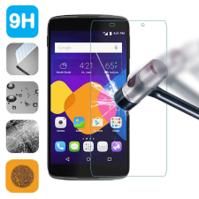 TokShop Alcatel One Touch Idol 3 4.7 (6039), Kijelzővédő fólia, ütésálló fólia, Tempered Glass (edzett üveg), Clear mobiltelefon kellék