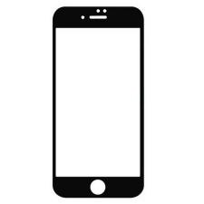 TokShop Apple iPhone 7 Plus / 8 Plus, Kijelzővédő fólia, ütésálló fólia (az íves részre is!), Tempered Glass (edzett üveg), 3D Cover, fekete mobiltelefon kellék