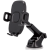 TokShop Autós tartó, Univerzális, szélvédőre rögzíthető, 50 - 100 mm széles készülékig, tapadókorongos, teleszkópos, 360°-ban forgatható, MaxLife MXCH-03, fekete