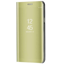 TokShop Huawei Honor 30S, Oldalra nyíló tok, hívás mutatóval, Smart View Cover, arany (utángyártott) tok és táska