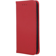 TokShop Huawei P40 Pro, Oldalra nyíló tok, valódi bőrtok, stand, Smart Pro, piros tok és táska