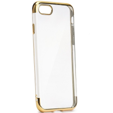 TokShop Huawei P Smart (2020), Szilikon tok, Electro Plating, átlátszó/arany tok és táska