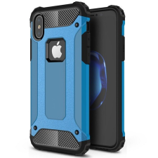 TokShop Huawei Y7 Pro (2019), Műanyag hátlap védőtok, Defender, fémhatású, világoskék tok és táska
