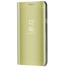 TokShop Samsung Galaxy A15 4G / A15 5G SM-A155F / A156B, Oldalra nyíló tok, hívás mutatóval, Smart View Cover, arany (utángyártott) (TS2123) tok és táska