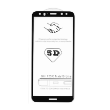 TokShop Samsung Galaxy A22 4G SM-A225F, Kijelzővédő fólia, ütésálló fólia (az íves részre is!), Tempered Glass (edzett üveg), fekete mobiltelefon kellék
