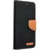 TokShop Samsung Galaxy A55 5G SM-A556B, Oldalra nyíló tok, stand, Canvas Book, fekete
