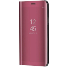 TokShop Samsung Galaxy M32 4G SM-M325F, Oldalra nyíló tok, hívás mutatóval, Smart View Cover, vörösarany (utángyártott) tok és táska