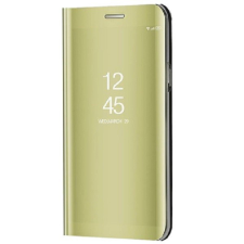 TokShop Samsung Galaxy M51 SM-M515F, Oldalra nyíló tok, hívás mutatóval, Smart View Cover, arany (utángyártott) tok és táska