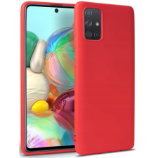 TokShop Samsung Galaxy M51 SM-M515F, Szilikon tok, prémium, piros tok és táska