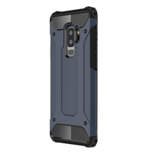 TokShop Samsung Galaxy Note 10 / 10 5G SM-N970 / N971, Műanyag hátlap védőtok, Defender, fémhatású, sötétkék tok és táska