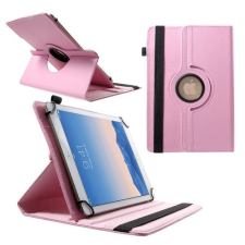 TokShop Univerzális TabletPC tok, mappa tok, 9-10&quot;, stand, elforgatható (360°), rózsaszín tablet tok