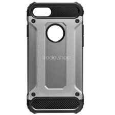 TokShop Xiaomi Poco M3, Műanyag hátlap védőtok, Defender, fémhatású, sötétszürke tok és táska