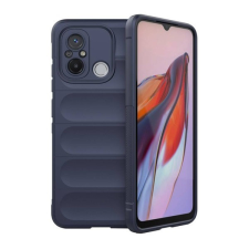 TokShop Xiaomi Redmi 12C, Szilikon tok, közepesen ütésálló, 3D minta, sötétkék tok és táska