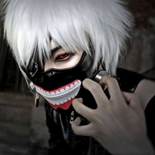 Tokyo Ghoul Kaneki Ken halloween farsangi jelmez kiegészítő - maszk jelmez