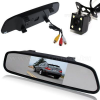  Tolatókamera szett 4,3&#34;-os LCD tükör monitorral, M0082LCD-M0197P-LED
