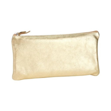  Tolltartó Clairefontaine Gaia 22x11 cm lapos bőr arany tolltartó