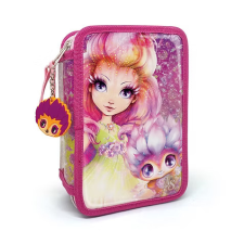  Tolltartó- töltött 3 rekeszes korall szín-Petulia-Nebulous Stars kreatív és készségfejlesztő