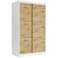  Tolóajtós gardróbszekrény VEGA IV. 120x200x60 - fehér, artisan bútor