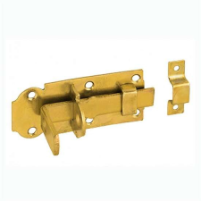 Tolózár+ütköző 100 x 45 mm egyenes lakatolható horganyzott 3254033 zár és alkatrészei