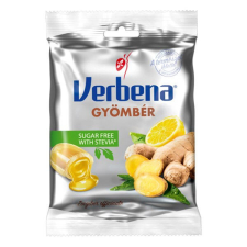 Töltött keménycukorka VERBENA gyömbér cukor nélküli 60g csokoládé és édesség