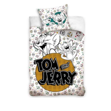  Tom és Jerry White ágyneműhuzat 140×200cm, 70x90 cm lakástextília