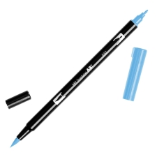 TOMBOW ABT Dual Brush Pen Kéthegyű filctoll - ABT-533 - peacock blue (1 db) filctoll, marker