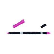 TOMBOW ABT Dual Brush Pen Kéthegyű filctoll - ABT-743 - hot pink (1 db) filctoll, marker