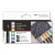TOMBOW Fudenosuke Ecsetfilc készlet - Pastel for black paper - Brush Pen Fudenosuke (6 db)