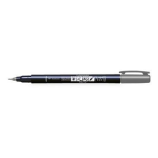 TOMBOW Színes ecsetfilc - Kemény hegyű , Tombow Brush pen Fudenosuke / Grey - Szürke (1 db) filctoll, marker