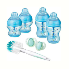 Tommee Tippee Advanced Anti-Colic újszülött cumisüveg szett 8 db-os - kék cumisüveg