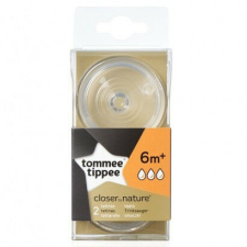 Tommee Tippee Closer to Nature cumisüveg cumi 6hó - gyors folyású 2db etetőcumi