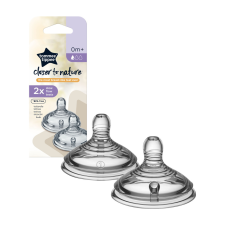 Tommee Tippee Closer to Nature cumisüveg cumi lassú folyású 2 db cumisüveg