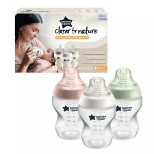 Tommee Tippee CTN cumisüveg szett 3 db, 260 ml (pasztell) cumisüveg
