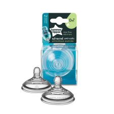 Tommee Tippee cumisüveg cumi Advanced anti colic 2 db lassú folyású cumi