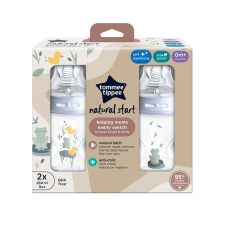 Tommee Tippee cumisüveg Natural Start 2x260 ml fiú cumisüveg