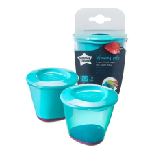  Tommee Tippee ételtároló tetővel 2db - zöld babaétkészlet