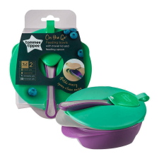  Tommee Tippee Etető tálka tetővel 2db babaétkészlet