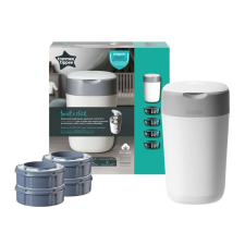 Tommee Tippee Tommee Tippee Twist&amp;Click pelenkacsomagoló + 4 db utántöltő pelenkatartó vödör