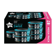 Tommee Tippee Tommee Tippee Twist pelenkacsomagoló utántöltő citrus - 6db pelenkatartó vödör