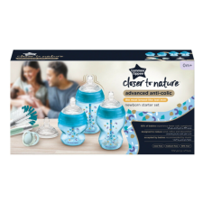 Tommee Tippee újszülött cumisüveg szett - Advanced Anti-Colic 9 db-os kék cumisüveg