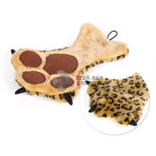 Tommi plüss tappancs kutyajáték leopárd mintával (Hossza - 30 cm) játék kutyáknak