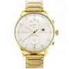  Tommy hilfiger férfi arany kvarc óra 44mm
